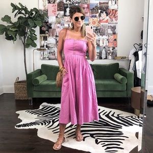 Adorable free people midi dress